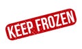 Keep Frozen Rubber Stamp. Red Keep Frozen Rubber Grunge Stamp Seal Vector Illustration Royalty Free Stock Photo