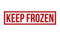 Keep Frozen Rubber Stamp. Red Keep Frozen Rubber Grunge Stamp Seal Vector Illustration Royalty Free Stock Photo