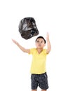 Keep garbage in bag for eliminate Royalty Free Stock Photo