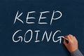 Keep Going Royalty Free Stock Photo