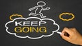 keep going Royalty Free Stock Photo
