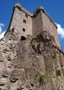 Keep of the Hohenbaden Castle, the seat of the Margraves of Baden, Baden-Baden, Germany