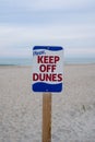 Keep Off The Dunes Sign Royalty Free Stock Photo