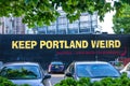 Keep Portland Weird Royalty Free Stock Photo