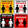 Keep safe distance set