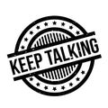 Keep Talking rubber stamp