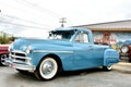 Keep on truckin in this blue hot rod Royalty Free Stock Photo