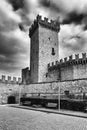 The keep of Vigoleno Royalty Free Stock Photo