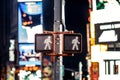 Keep walking New York traffic sign Royalty Free Stock Photo