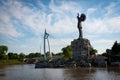 Keeper of the plains in Wichita Kansas