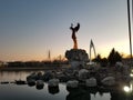 The Keeper of the Plains at Wichita, Kansas Royalty Free Stock Photo