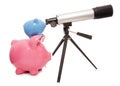 Keeping an eye on your finances Royalty Free Stock Photo