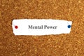 mental power word on paper