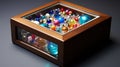 keepsakes magnetic box Royalty Free Stock Photo