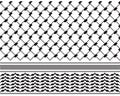 Keffiyeh Palestine Fishnet Cross Stitch Seamless Pattern Background Wallpaper Royalty Free Stock Photo