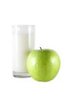 Kefir and apple