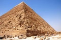 Kefren Pyramid on Giza, Cairo Royalty Free Stock Photo