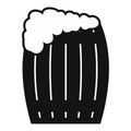 Keg of beer icon Royalty Free Stock Photo