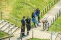 Demonstration Germany reopening of borders due to Coronavirus closing