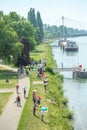 Demonstration Germany reopening of borders due to Coronavirus closing