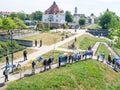 Demonstration Germany reopening of borders due to Coronavirus closing