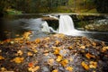 Keila-Joa waterfall by autumn Royalty Free Stock Photo