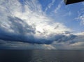 Keindahan awan di offshore Royalty Free Stock Photo