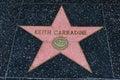 Keith Carradine star on the Hollywood Walk of Fame