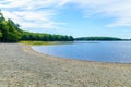 Kejimkujik Lake and beach Royalty Free Stock Photo