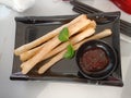 Keju aroma Indonesian snack Royalty Free Stock Photo