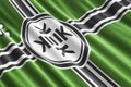 Kek Flag Kekistan background, 3D