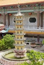 Kek Lok Si Temple; Lotus Pagoda;  Penang island, Malaysia Royalty Free Stock Photo