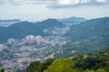 Kek Lok Temple and George Town seen from Penang Hill in Malaysia Royalty Free Stock Photo