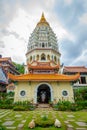 Kek Lok Temple huge tower of buddhist temple in Malaysia Royalty Free Stock Photo