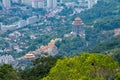 Kek Lok Temple seen from Penang Hill in Malaysia Royalty Free Stock Photo