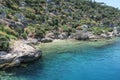 Kekova Island and the Ruins of the Sunken City Simena in the Antalya Province, Turkey Royalty Free Stock Photo