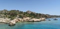 Kekova Island and the Ruins of the Sunken City Simena in the Antalya Province, Turkey Royalty Free Stock Photo