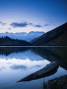 Kel Kogur lake at blue hour