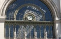 Keleti railroad station clock Budapest Royalty Free Stock Photo