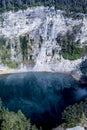 Kelimutu National Park with Tiwu Ata Bupu lake Royalty Free Stock Photo