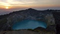 Kelimutu sunrise  magic wonder Royalty Free Stock Photo
