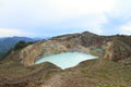 Kelimutu - unique lakes Tap and Tin Royalty Free Stock Photo