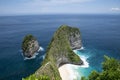 Kelingking Beach Klippe Strand Nusa Penida, Bali, Indonesien, Asian Royalty Free Stock Photo