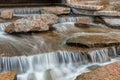 Kelly Falls in Historic Arkansas Riverwalk in Pueblo Royalty Free Stock Photo