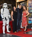 Kelly Marie Tran, Mark Hamill & Billie Lourd Royalty Free Stock Photo