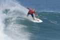 Kelly Slater riding the wave Royalty Free Stock Photo