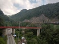 Kelok Sambilan Flyover west sumatra Royalty Free Stock Photo