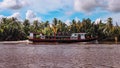 Kelotok Ship kapuas river Royalty Free Stock Photo