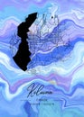 Kelowna - Canada Daylily Marble Map