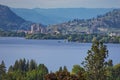 Kelowna Skyline and Okanagan Lake Kelowna British Columbia Canada